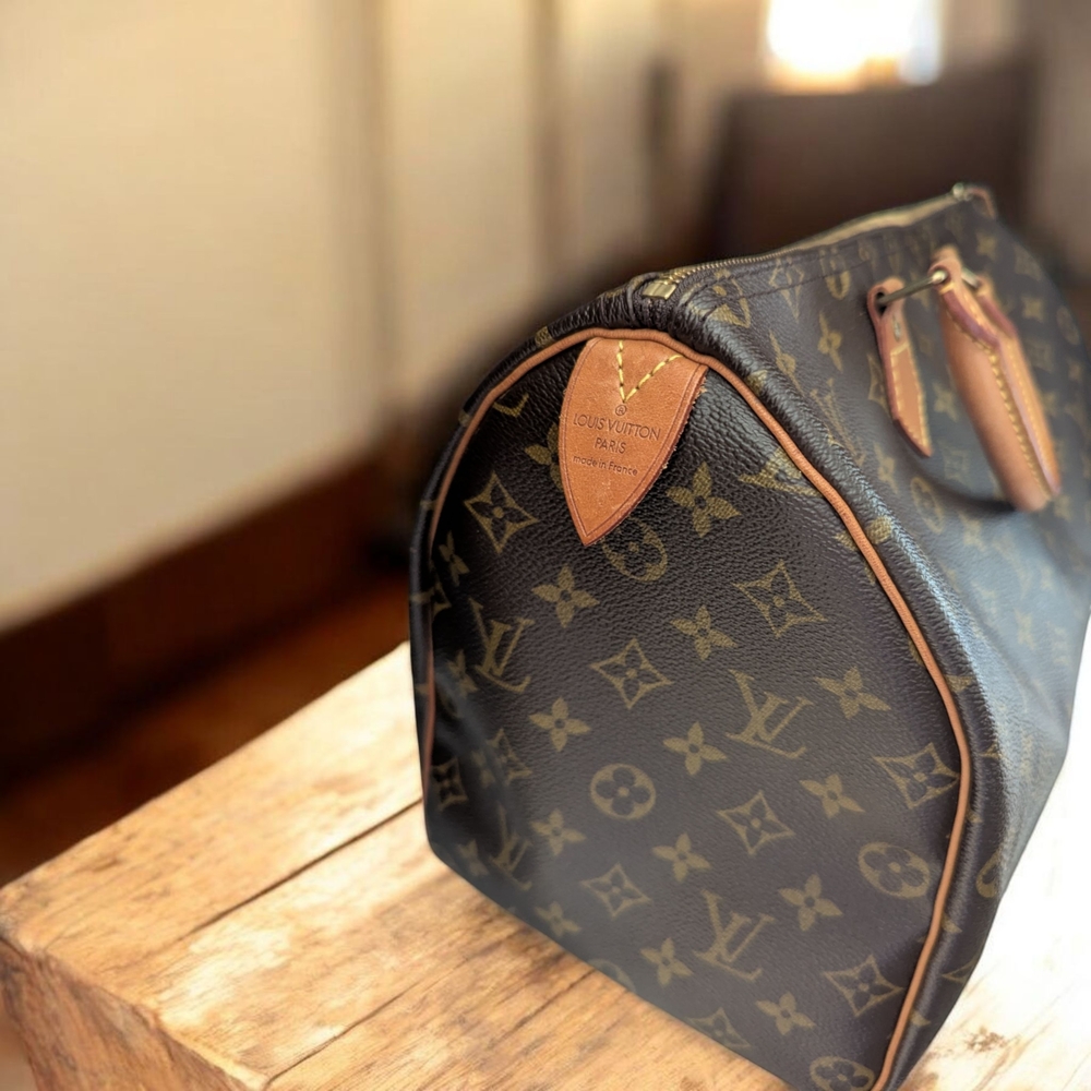 Louis Vuitton Monogram Speedy 35 Handbag - Picture 3 of 17